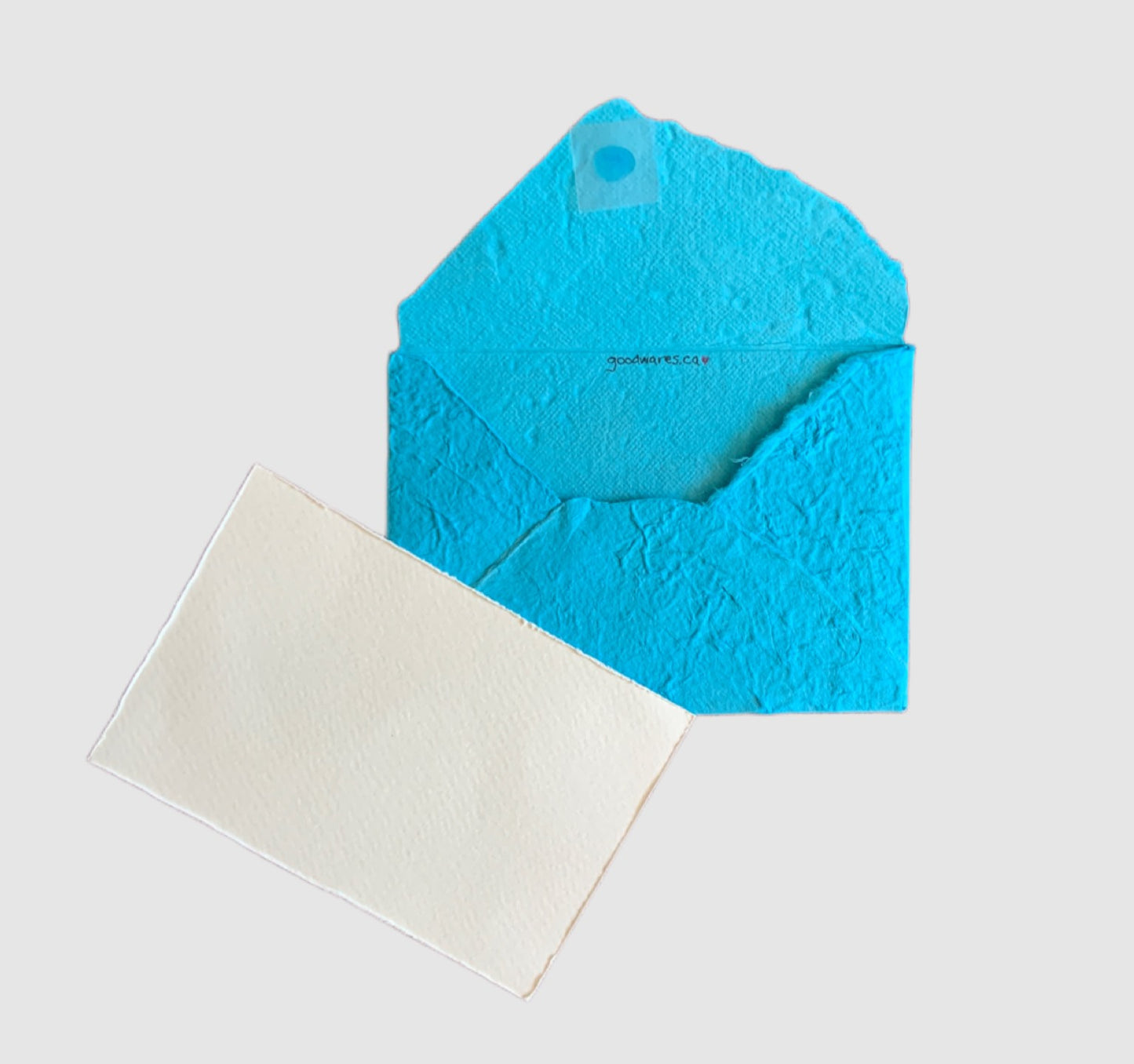 Envelope - Blue Textured - Exotic Handmade Paper