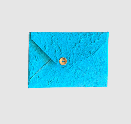 Envelope - Blue Textured - Exotic Handmade Paper