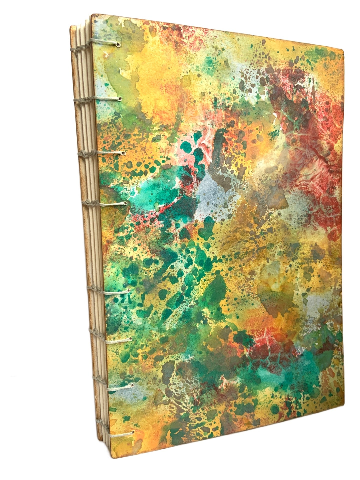 Large Journal - Mixed Media/Sketch - Abstract Distress Ink