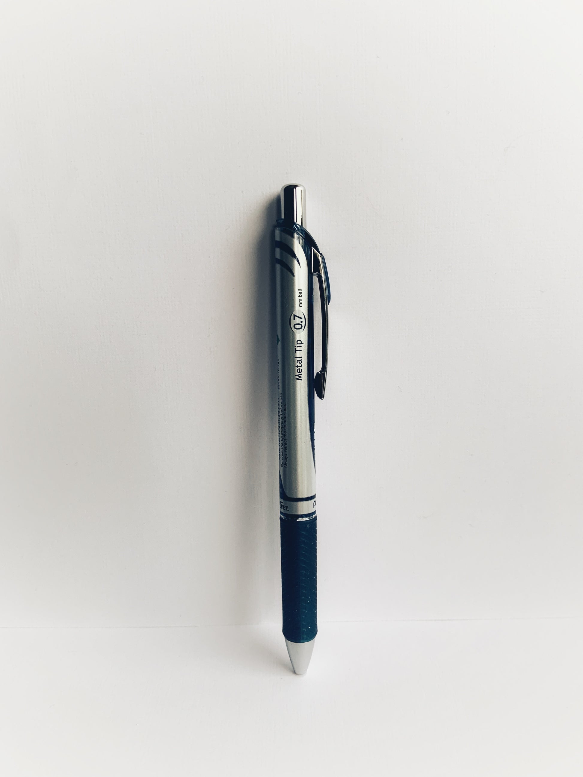 Pentel liquid gel ink pen, 0.7mm, metal tip